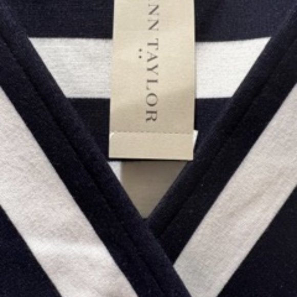 SALE: Stripped Spring dress, XL - Picture 4 of 7